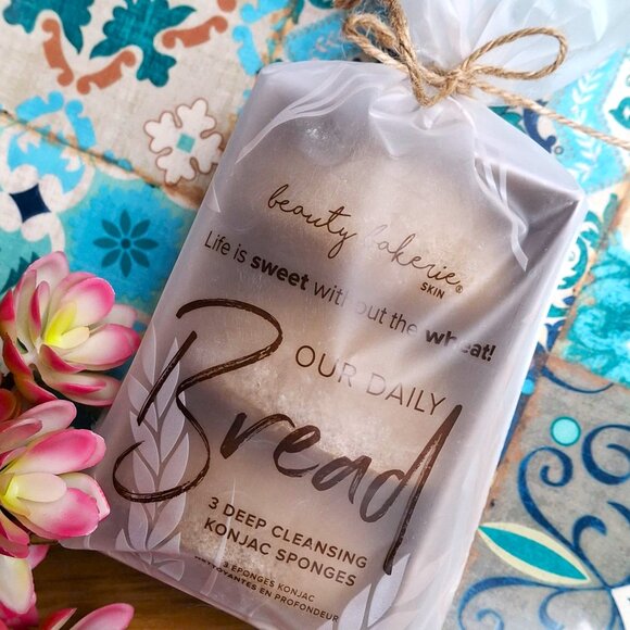 Beauty Bakerie Our Daily Bread Konjac Deep Cleansing Facial Sponges, Set of 3 - Picture 6 of 8